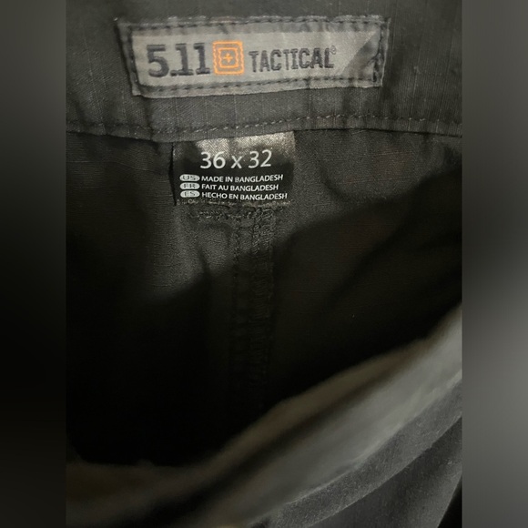 5.11 Tactical Men's ABR Pro Black Cargo Tactical Pants Straight Fit 36 X 32 - Picture 4 of 4